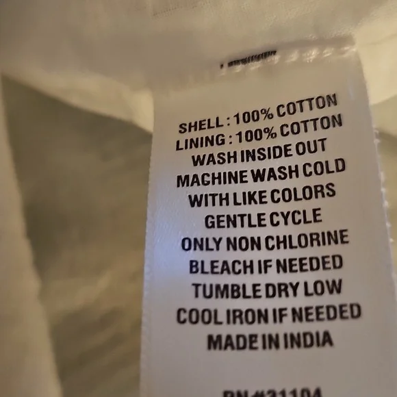 Crown & Ivey Sleveless Dress, Striped, Lined, Ruffled Neck, Size S - Picture 9 of 9